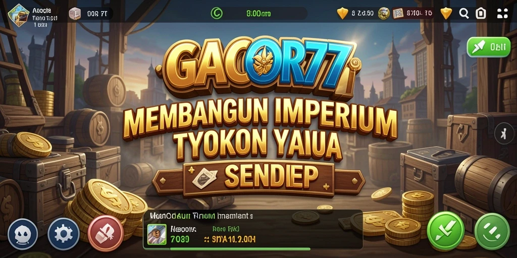 Tampilan gameplay menarik dari GACOR77 dengan elemen Tycoon yang mendebarkan.