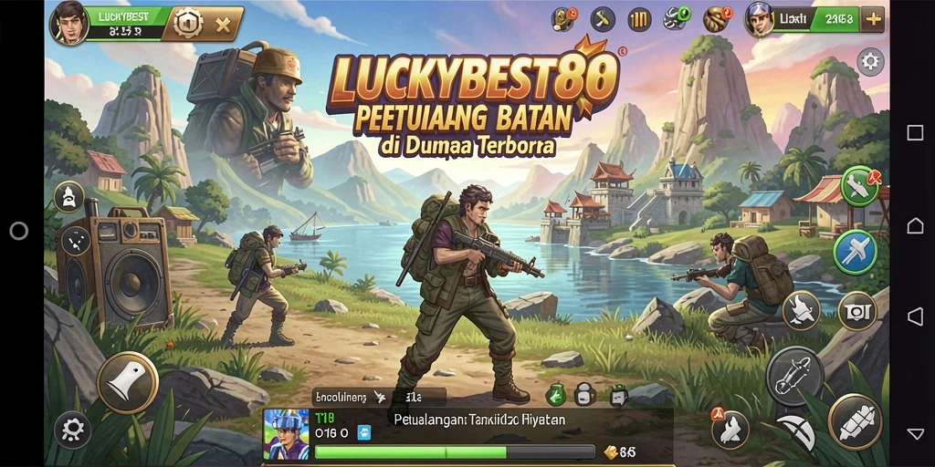 Tangkapan layar menampilkan petualangan seru dalam gameplay Open World.