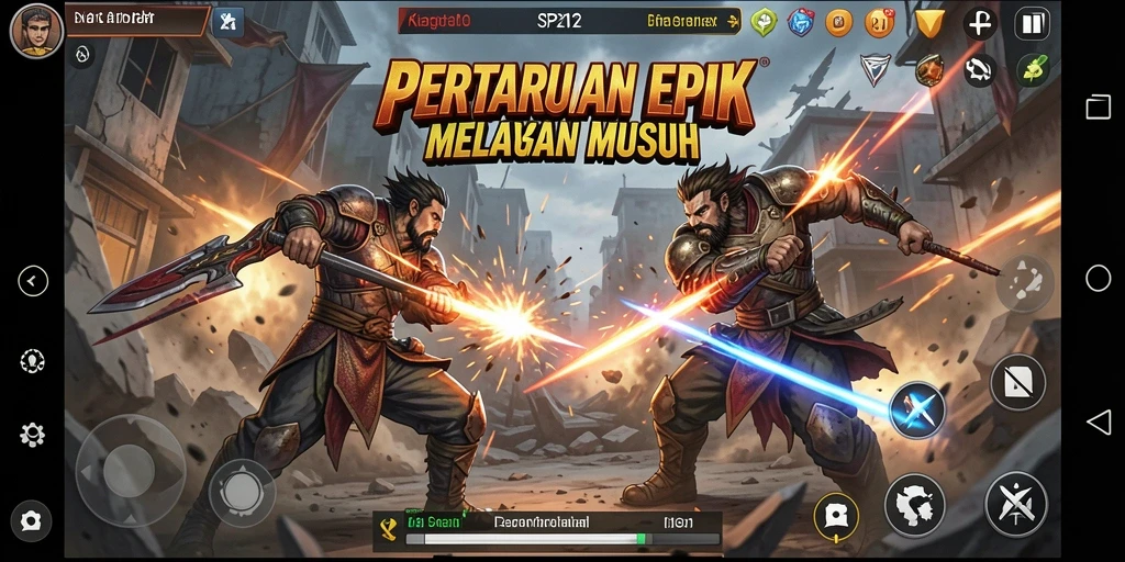 Tampilkan screenshot pertarungan mendebarkan dalam SP212.