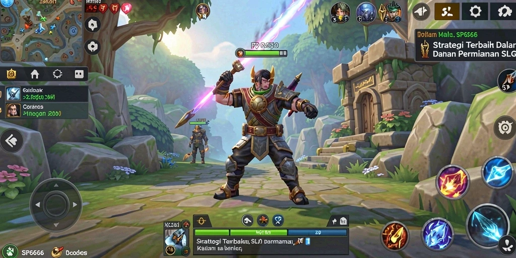 Tampilan menarik dari gameplay SLG SP666 yang mendebarkan.
