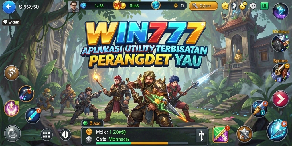 Screenshot WIN777 menampilkan antarmuka aplikasi yang intuitif untuk optimalisasi perangkat.